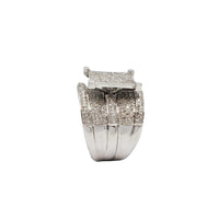 Diamond Square Engagement Ring (14K)