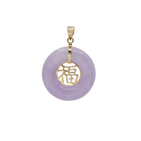 I-Purple Jade Pendant (14K)