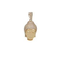 Gautama Buddha Head Pendant (14K)