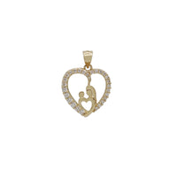 Zirconia Heart Pendant (14K)