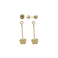 Dangling Stud Earrings (14K)
