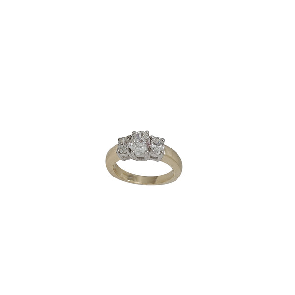 VVS Diamond Engagement Ring (14K)