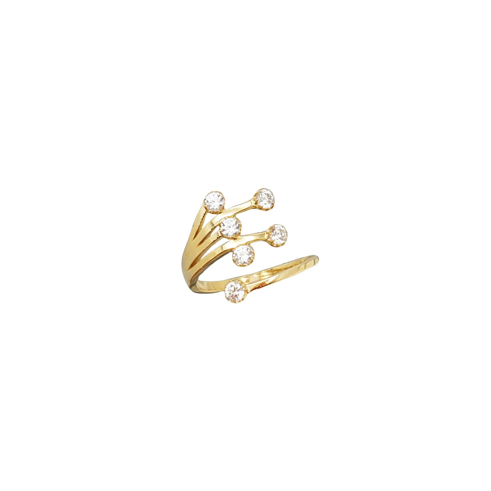 Zirconia Toe Ring (14K)