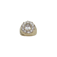 Zirconia Round Ring (14K)