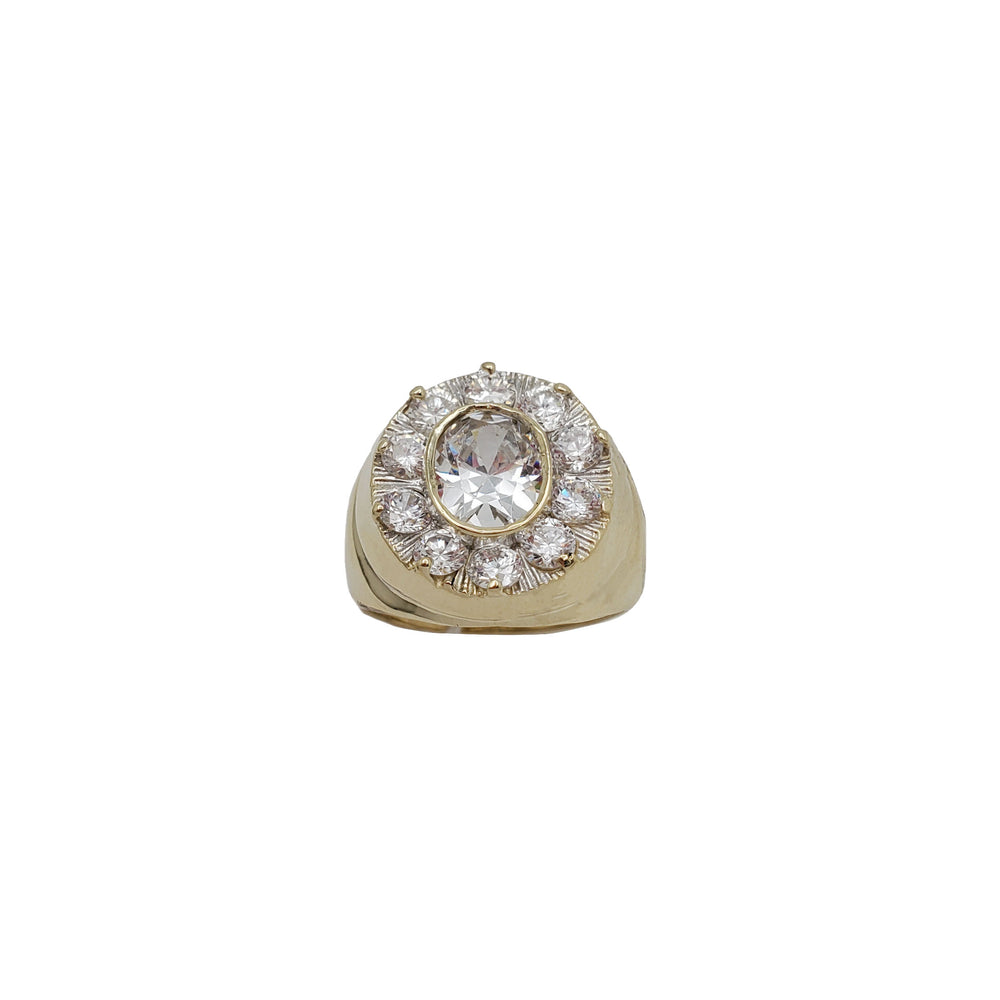Zirconia Round Ring (14K)