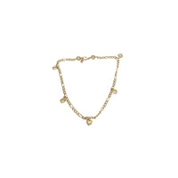 Charm Anklet Bracelet (14K)