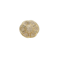 Iced-Out CZ Men Ring (14K)