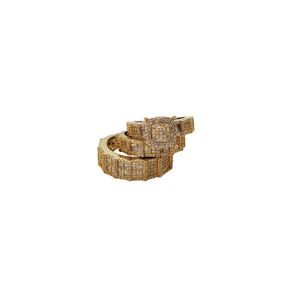 Diamond Baguette Engagement Ring (14K)