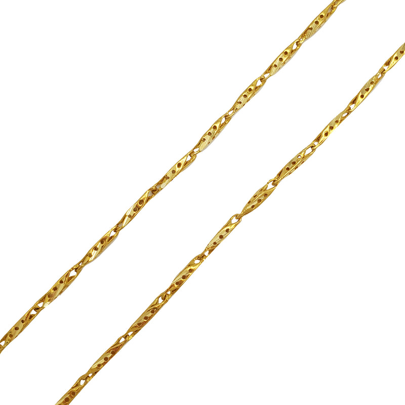 Hollow Razo Fancy Chain (24K)