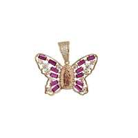 Butterfly CZ Pendant (14K)