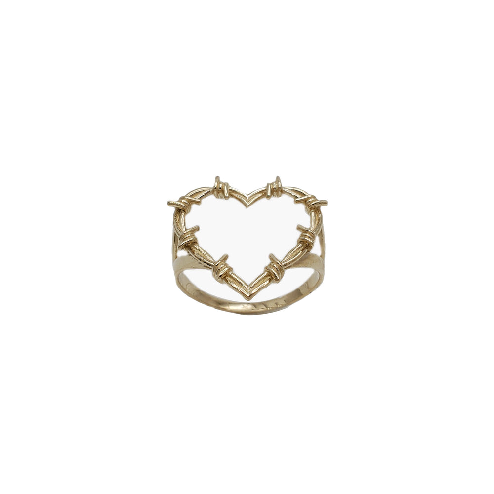 Outline Heart Ring (14K)