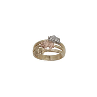 Tricolor Tree Elephant Ring (14K)