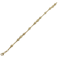 Diamond-Cut Ball Bracelet (14K)
