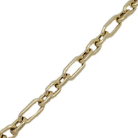 Hollow Figaro Cable Bracelet (14K)