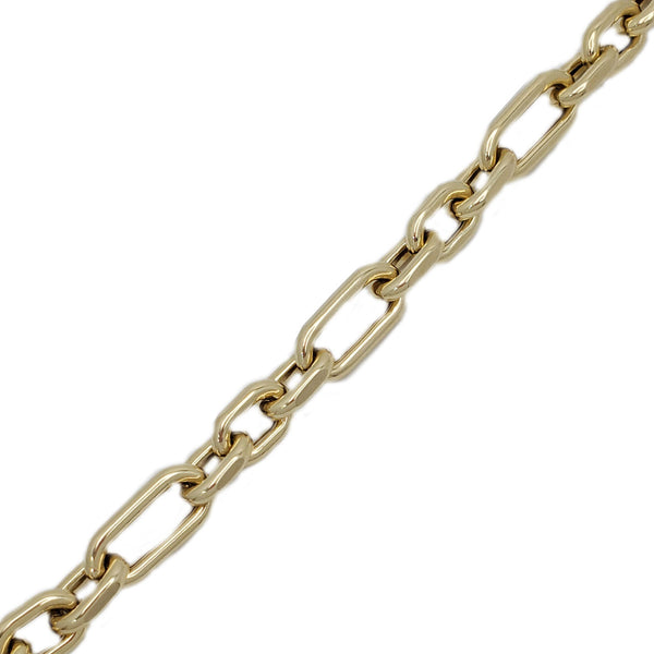 Hollow Figaro Cable Bracelet (14K)