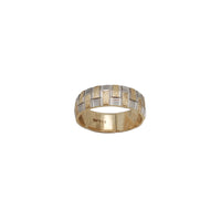 Two-Tone Diamond Cut Ring (14K)