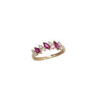 Marquise Cut Gemstone Ring (14K)