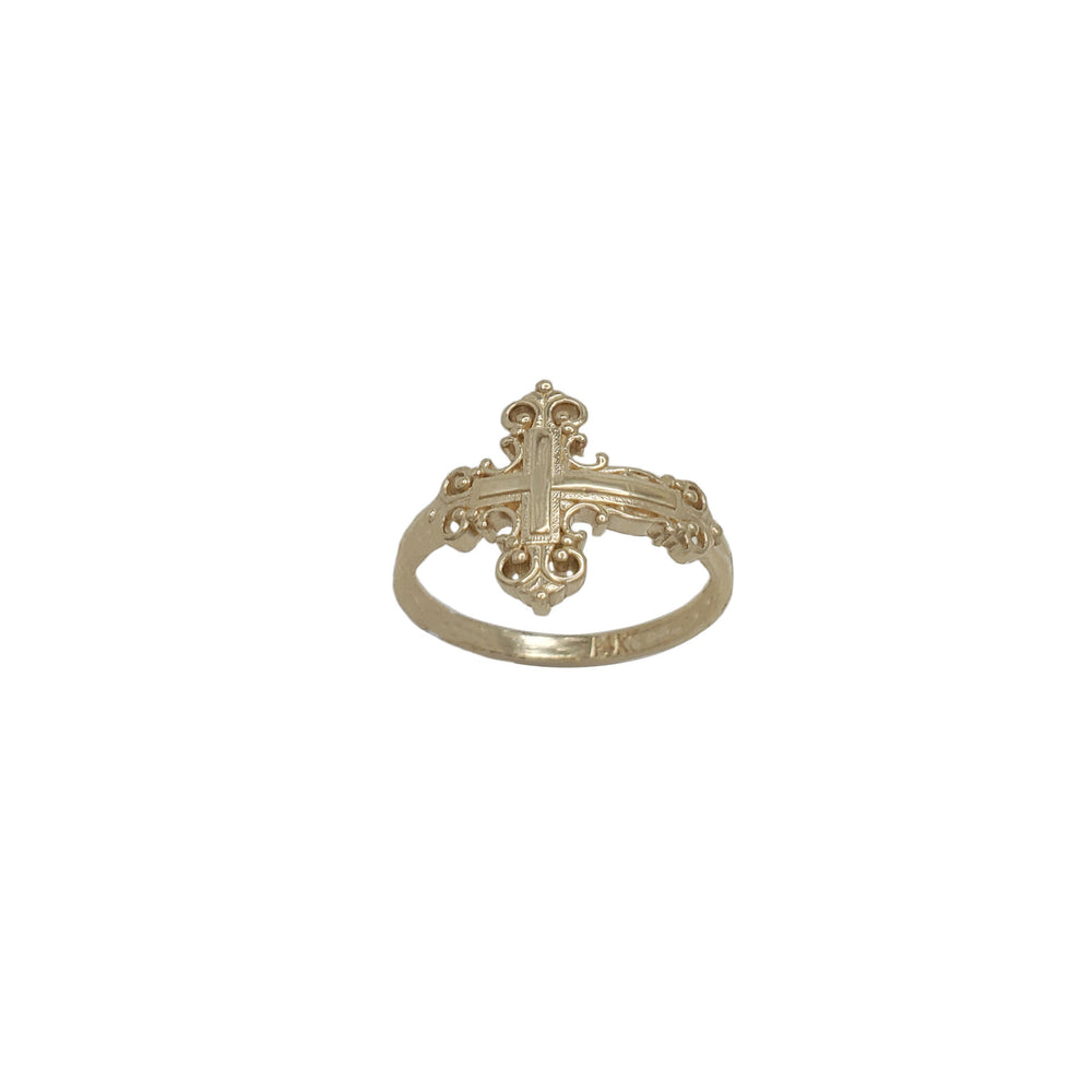 Cross Ring  (14K)