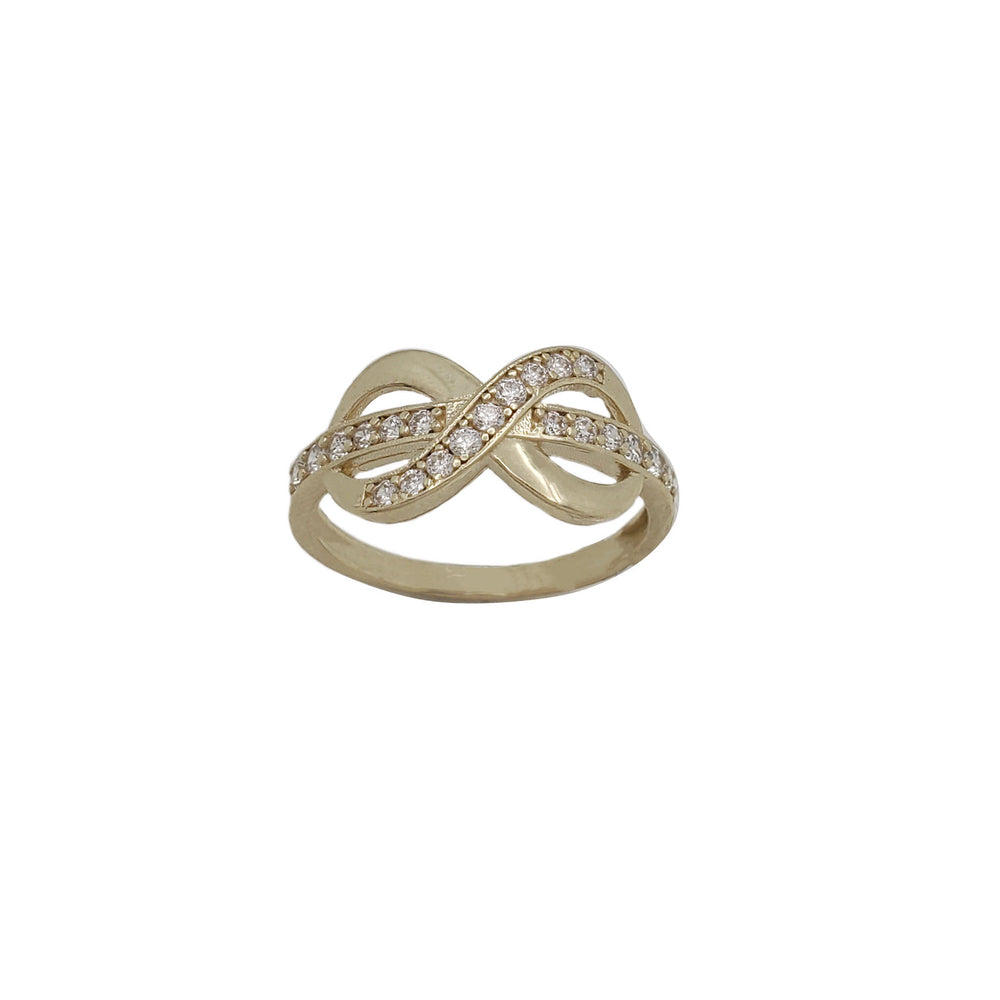 Zirconia Infinity Ring (14K)