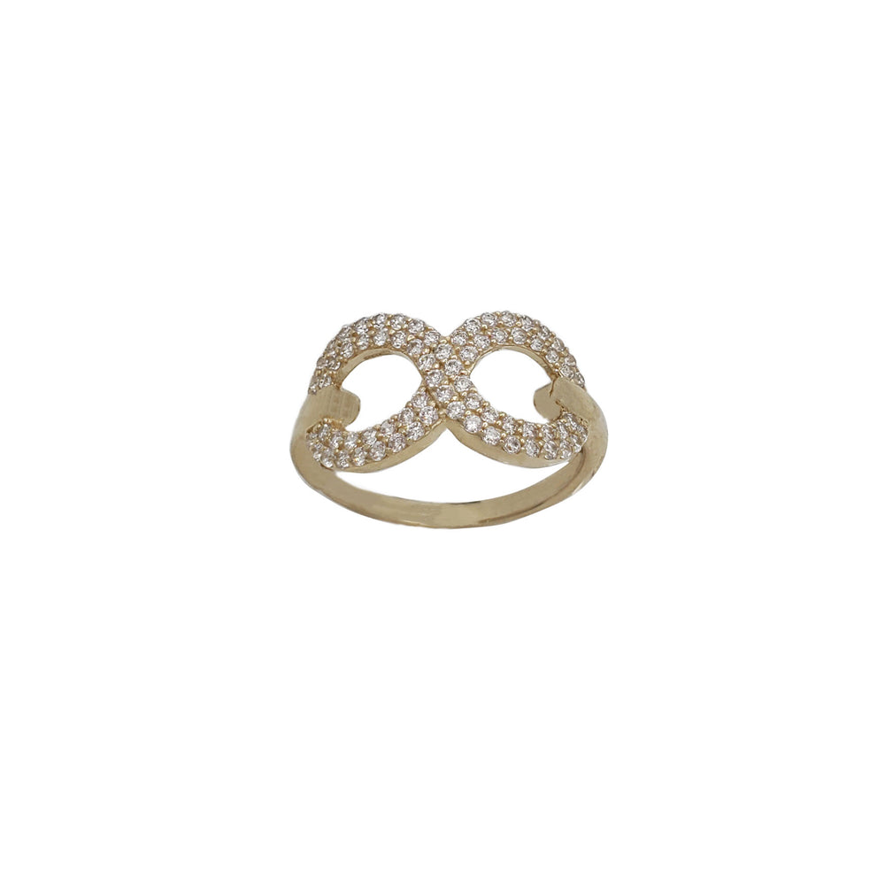 Zirconia Infinity Ring (14K)