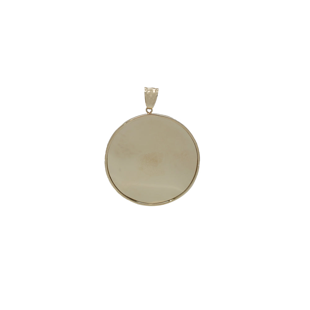 Plain Round Picture Pendant (14K)