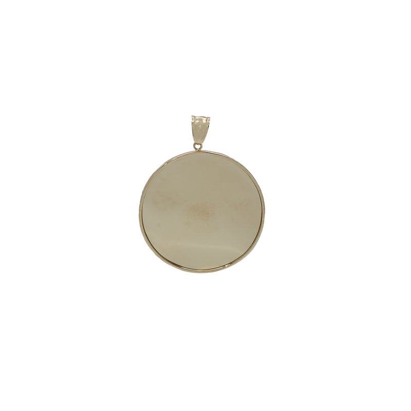 Plain Round Picture Pendant (14K)
