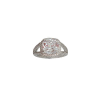 Cushion Engagement Ring (Silver)