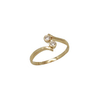 Zirconia Pinky Ring (14K)