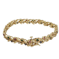 Color Gems Fancy Bracelet (14K).