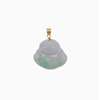 Jade Buddha Pendant (14K)
