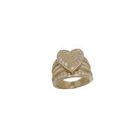 Heart Baguette Ring (14K)