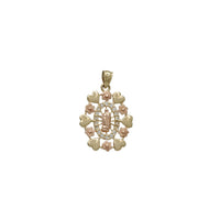 Tricolor Zirconia Guadalupe Pendant (14K)