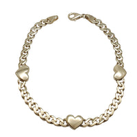 Plain Heart Fancy Bracelet (14K).