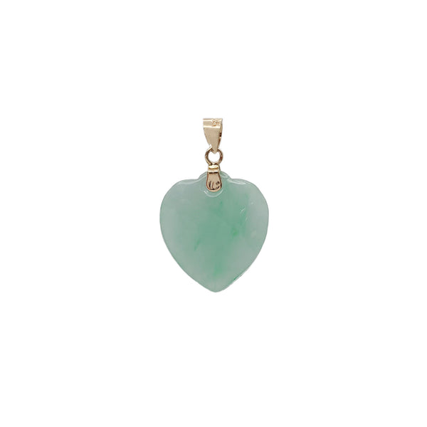 Heart Jade Pendant (14K)