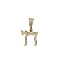 Chai Symbol Pendant (Yellow Silver)