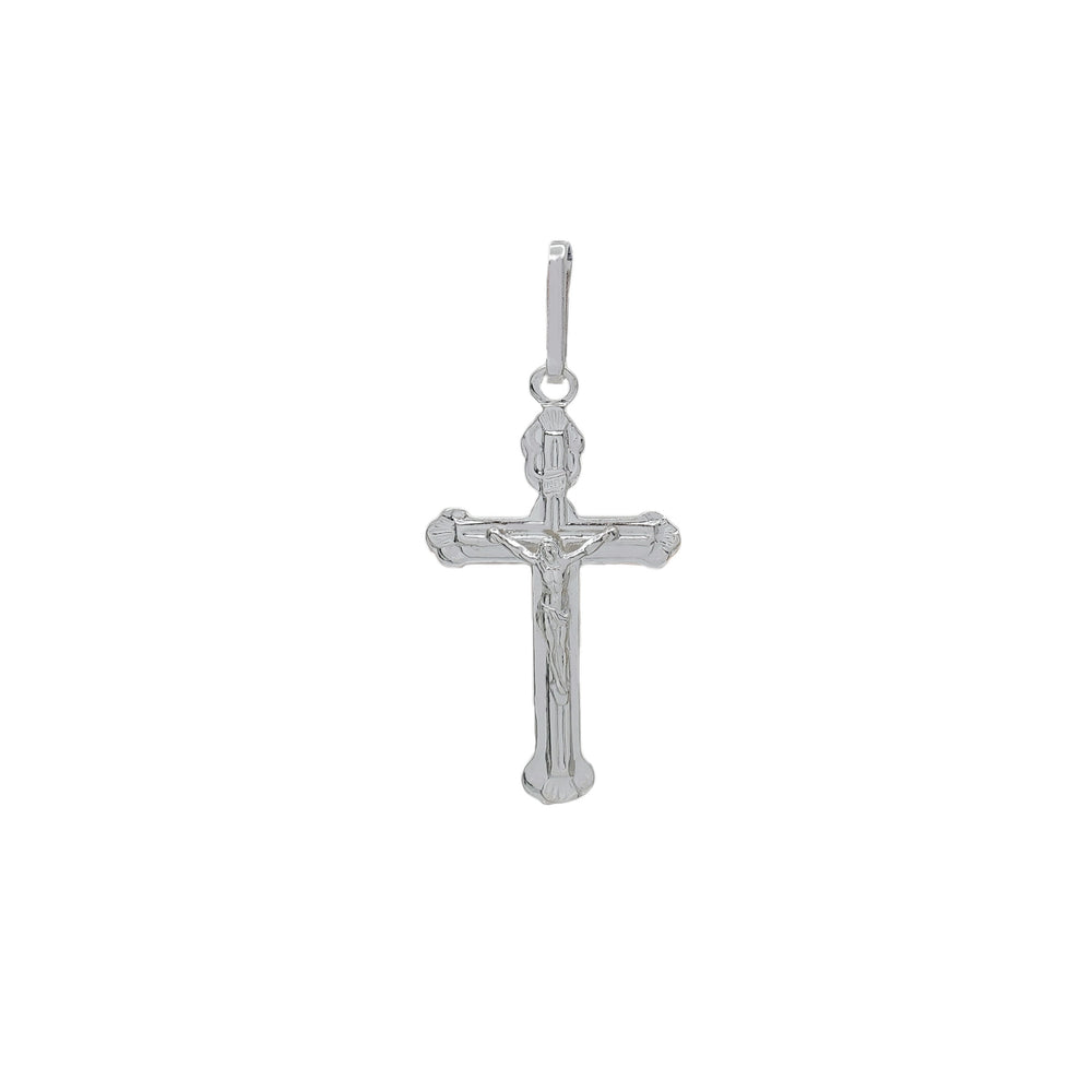 Crucifix Cross Pendant (Silver)
