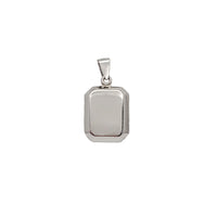 Rectangle Locker Pendant (Silver)