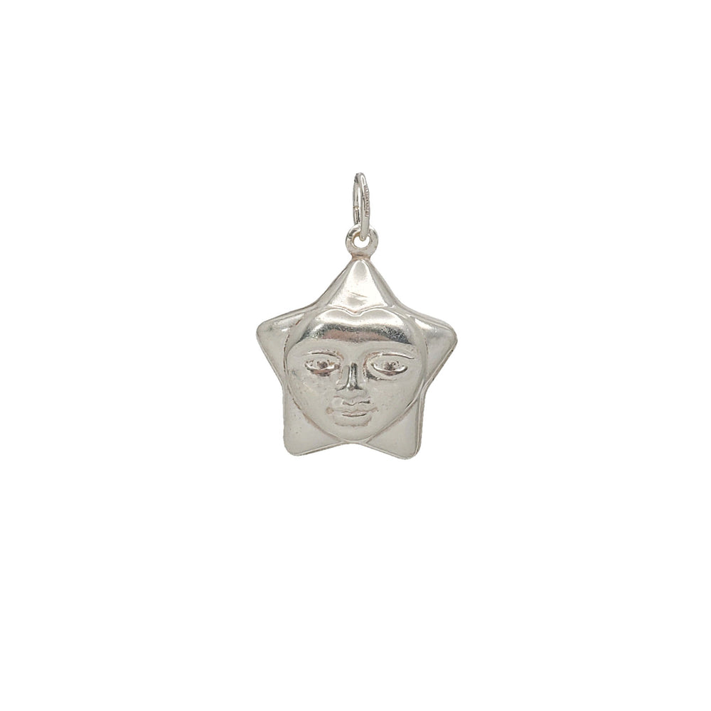 Puffy Star Pendant (Silver)