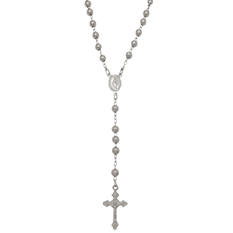 Plain Rosary Chain (Silver)