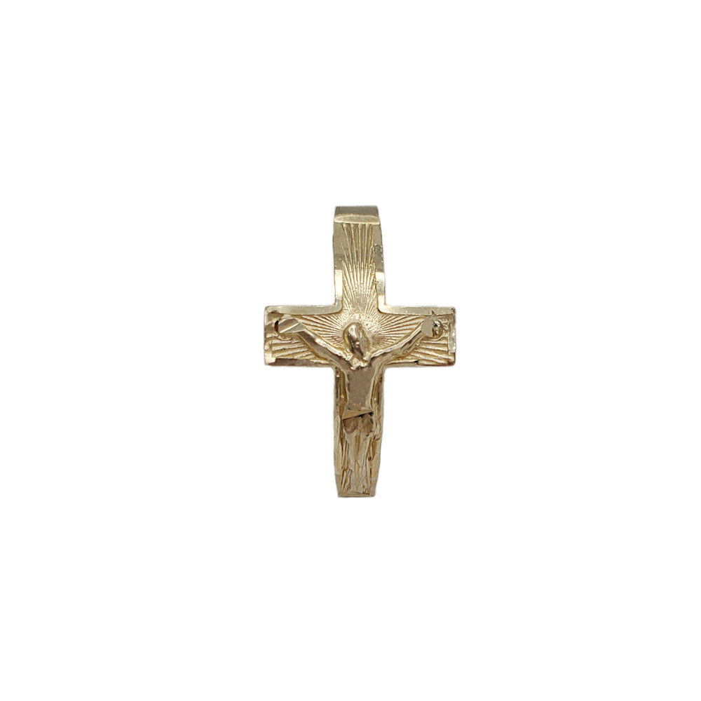 Crucifix Cross Ring (14K)
