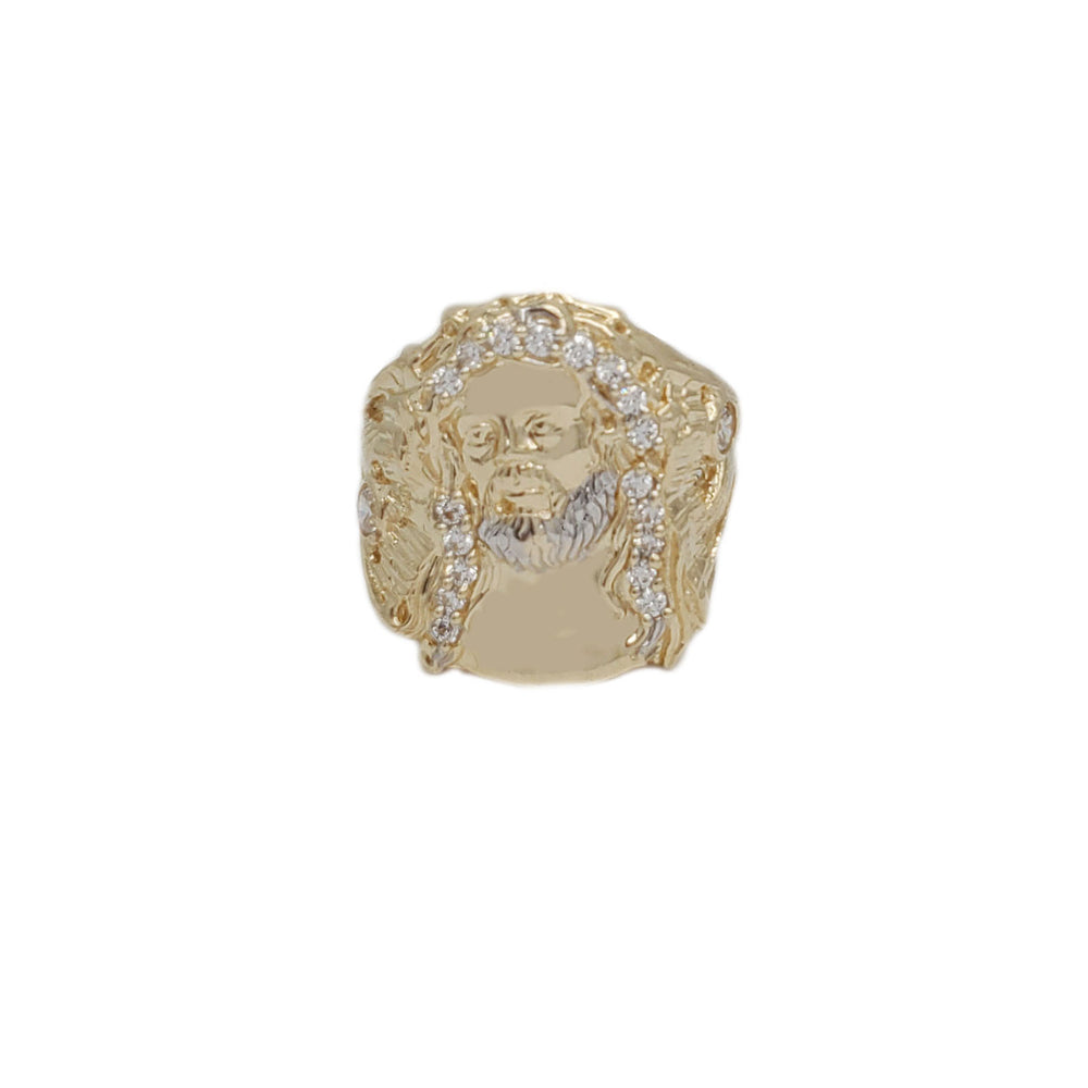 Jesus Head Ring (14K)