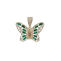 Butterfly CZ Pendant (14K)