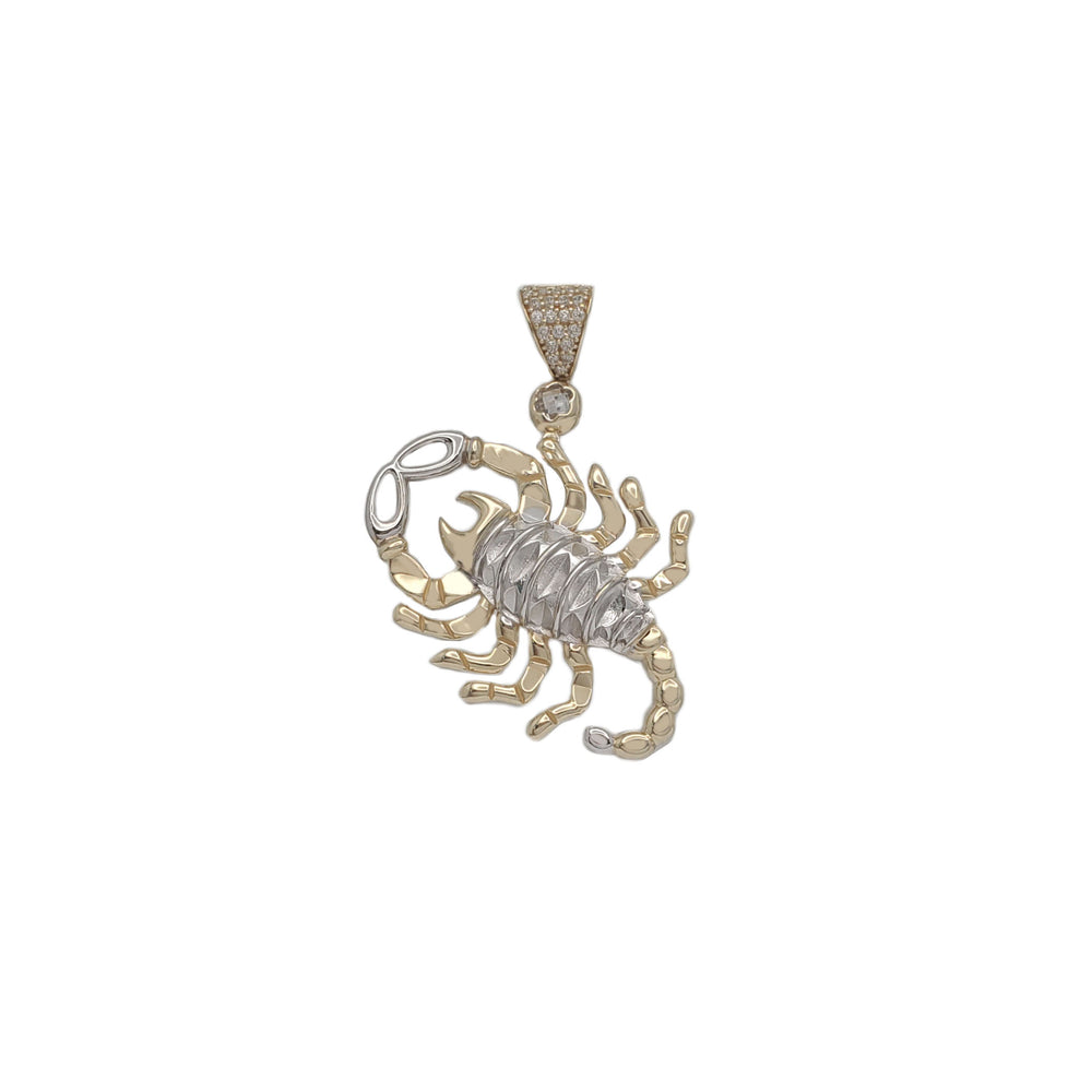 Two Tone Scorpion Pendant (14K)