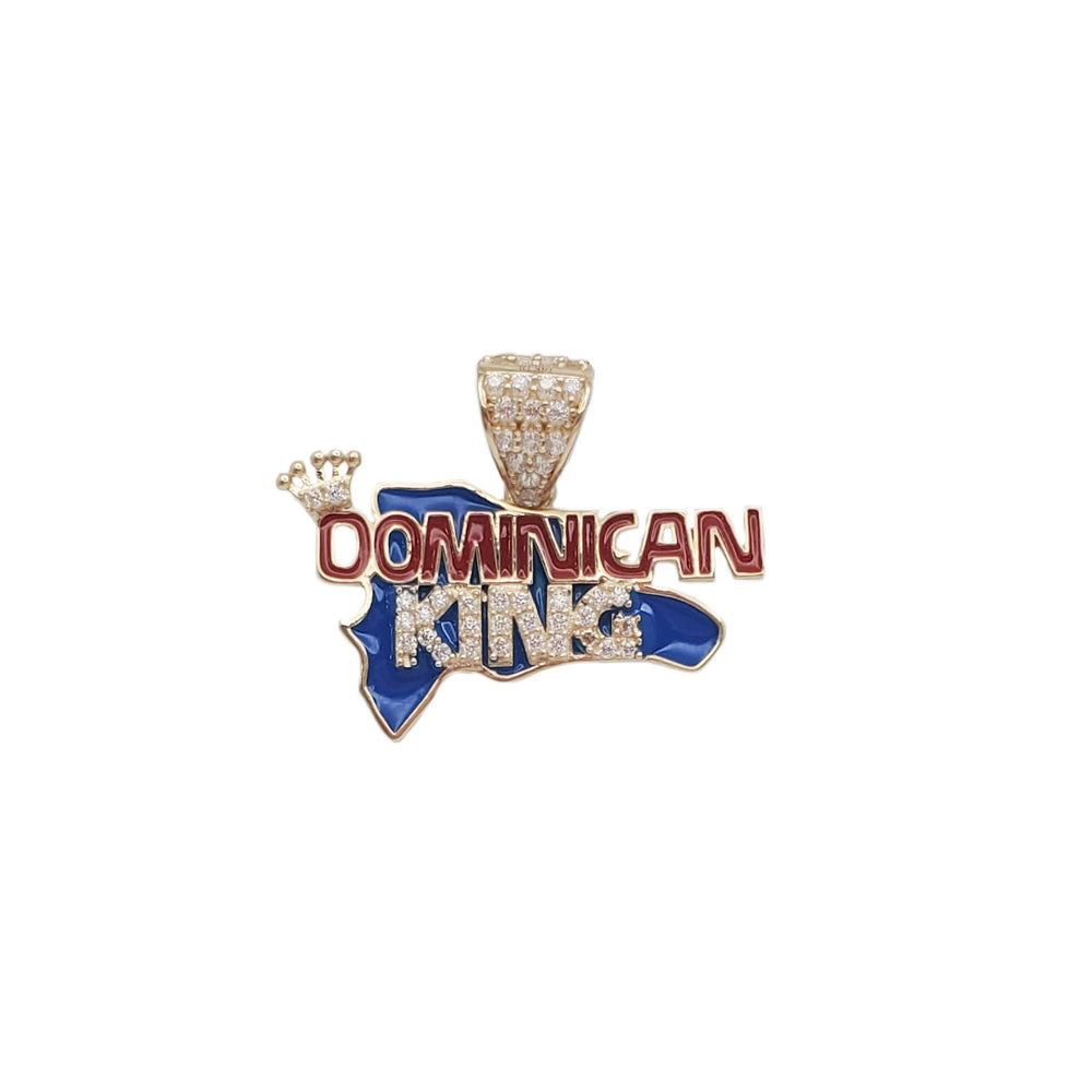 Dominican Republic Country Pendant (14K)