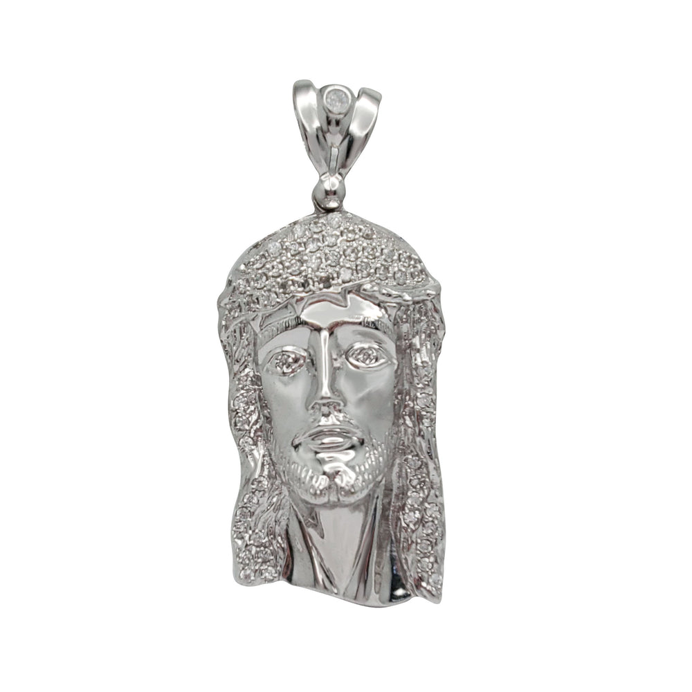 Jesus Face Pendant (14K)