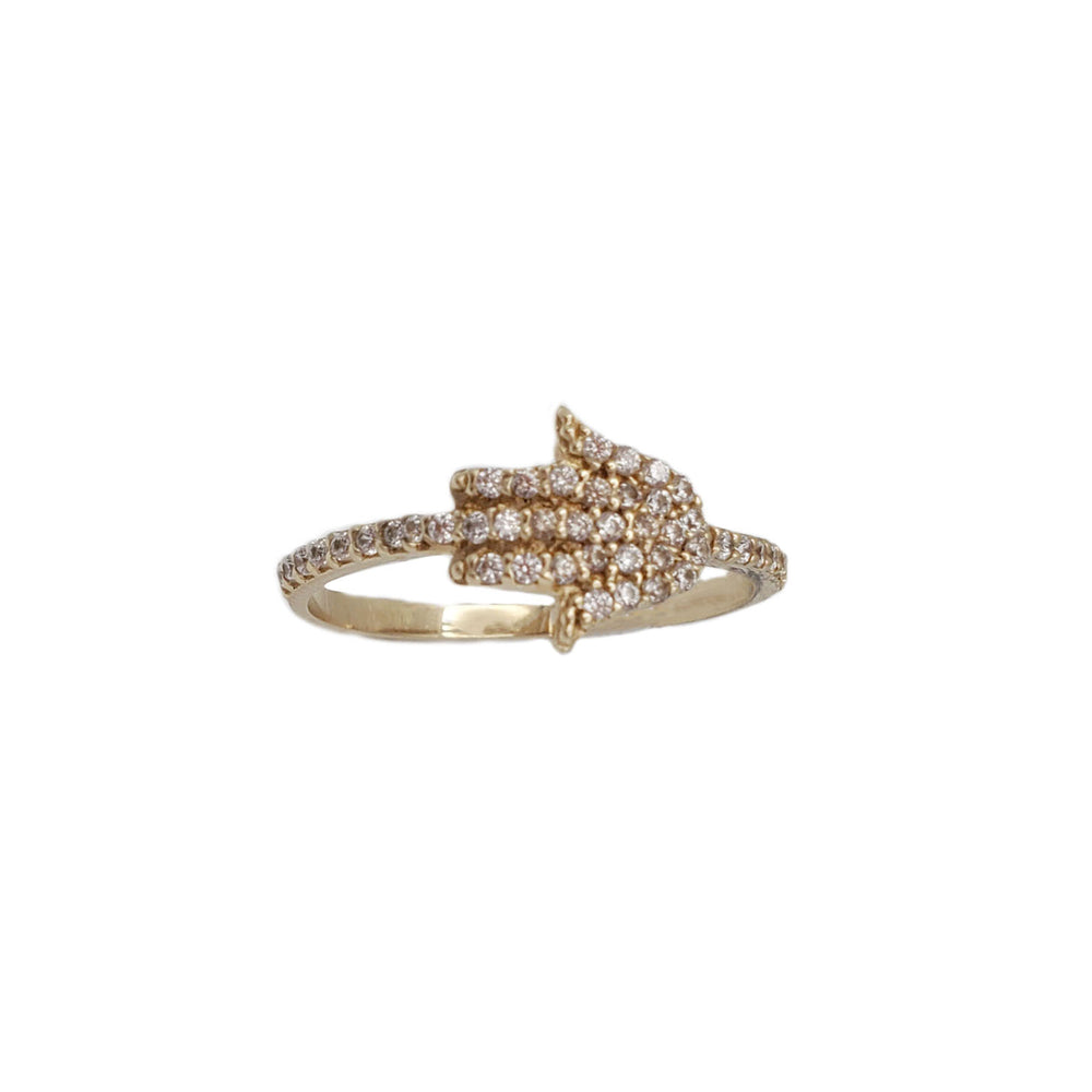 Hamsa Hand Ring (14K)