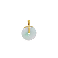 Jade Pi Disc Pendant (14K)