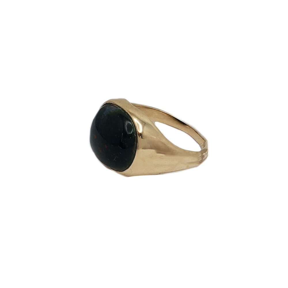Stone Men's Ring (14K)