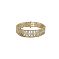 Diamond Loom Tennis Bracelet (14K)
