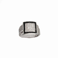 Iced-Out Square Ring (Silver)